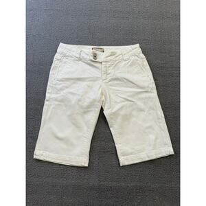 Paige‎ Women's 25 White Jean Denim Shorts Bermuda